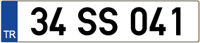 Truck License Plate